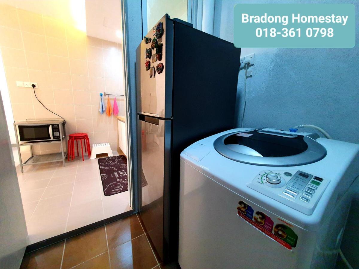 Bradong Homestay - Musllm Only, 3 Queen Bedrooms, Seaview, Infinity Pool, Gym, Near Drawbridge & Ktcc Mall クアラ・トレンガヌ エクステリア 写真