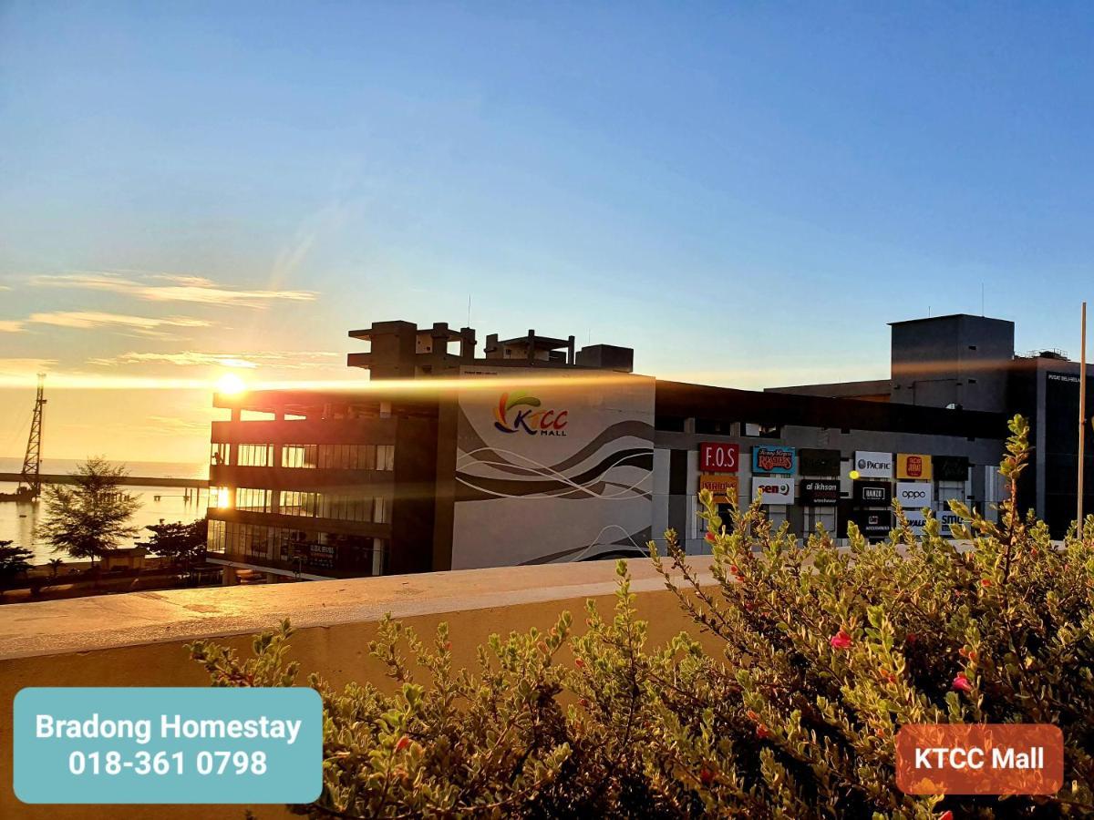 Bradong Homestay - Musllm Only, 3 Queen Bedrooms, Seaview, Infinity Pool, Gym, Near Drawbridge & Ktcc Mall クアラ・トレンガヌ エクステリア 写真